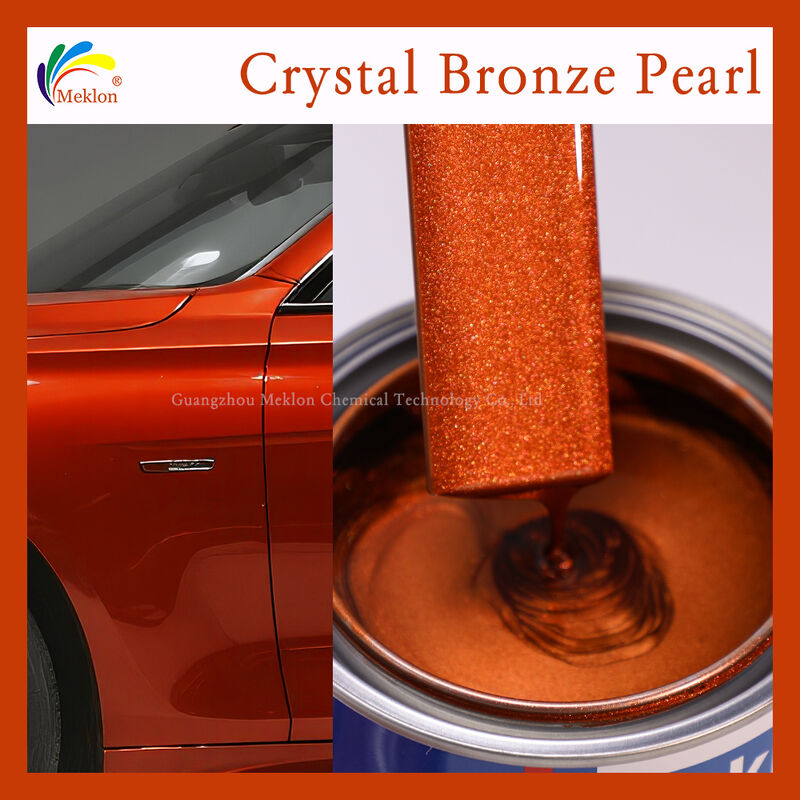 Краска для ремонта автомобиля Crystal Bronze Pearl 1L акриловая глянцевая оптовая продажа с завода, готовая к отправке