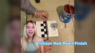 Кристально-красный жемчуг 2K с автопокрытием