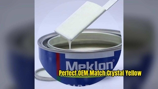 Автомобильная краска X04 Crystal Yellow Pearl соответствует OEM
