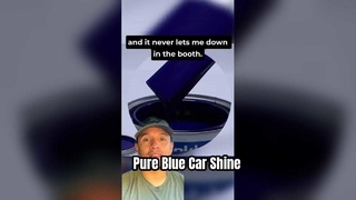 Автомобильная краска Pure Blue с глянцевым покрытием