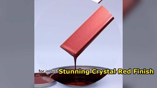 Обзор акриловой краски X02 Crystal Red Pearl 1л